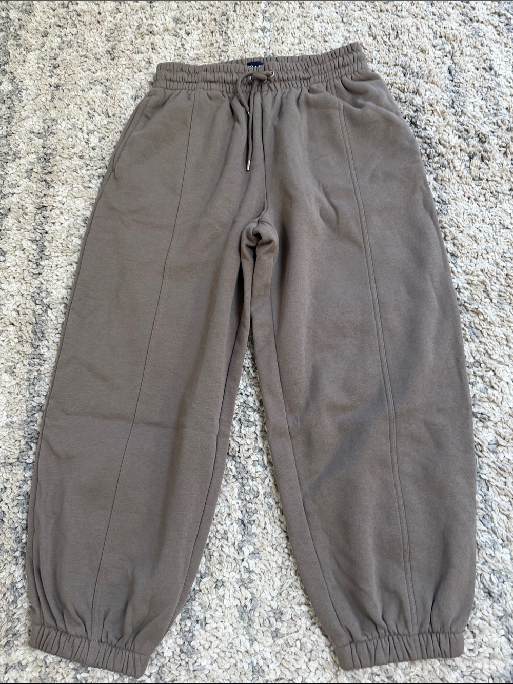 GAP Taupe Women's Track Joggers with Drawstring